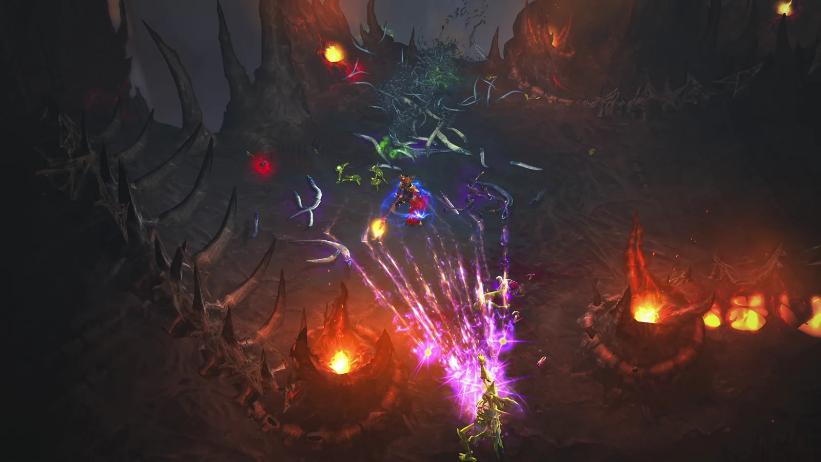 Angelic Crucible powers in action — screenshot from Blizzard's Season 27 preview, the first run of 'Light's Calling'